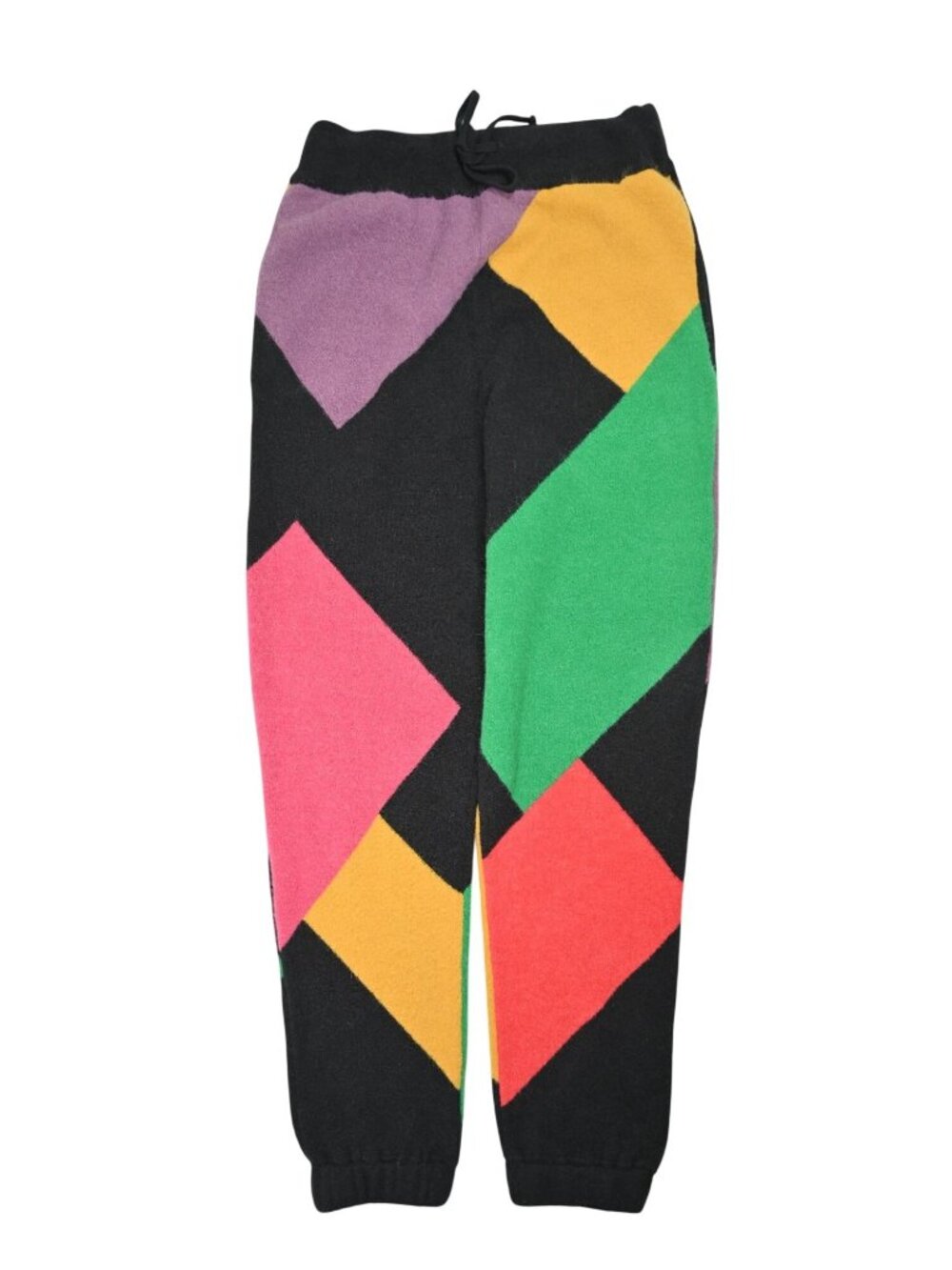 Palm Angels Missoni Edition Alpaca Lounge Pants in Black Mulitcolor